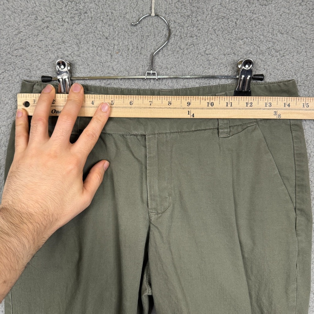 Patagonia Pants Womens 4 Olive Green Cropped Flare Outdoor Hiking Trail Camp Eco - Picture 6 of 11